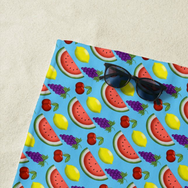 Mixed Fruit Beach Towel (In Situ)