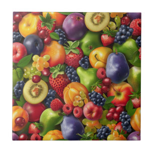 Mixed Fruit Ceramic Tile