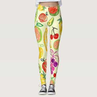 Mixed fruit leggings