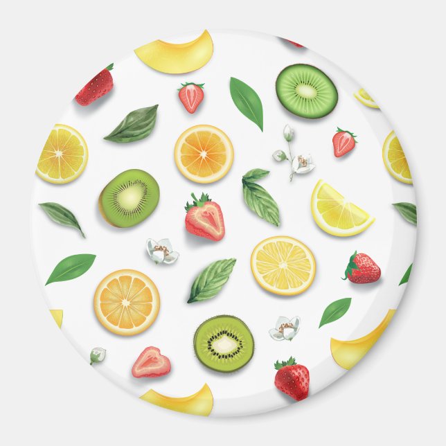 Mixed Fruits 4 Magnet (Front)