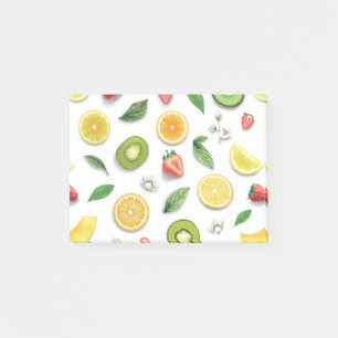 Mixed Fruits 4 Post-it Notes