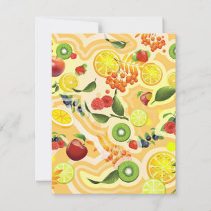 Mixed Fruits 6 Card