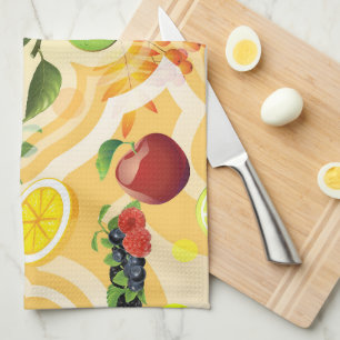 Mixed Fruits 6 Tea Towel