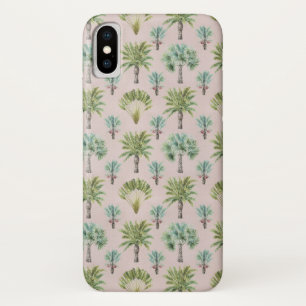Mixed Green Palm Trees iPhone X Case
