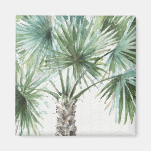 Mixed Greens I Tropical Palms Magnet