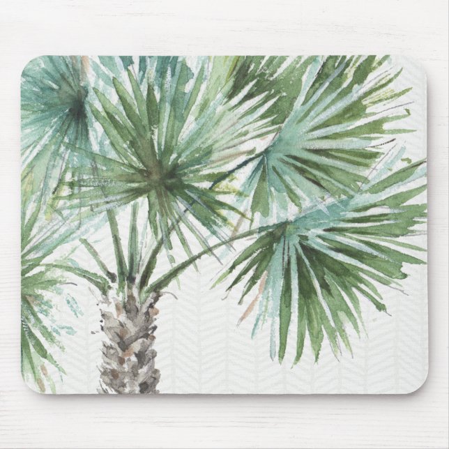 Mixed Greens I Tropical Palms Mouse Mat (Front)