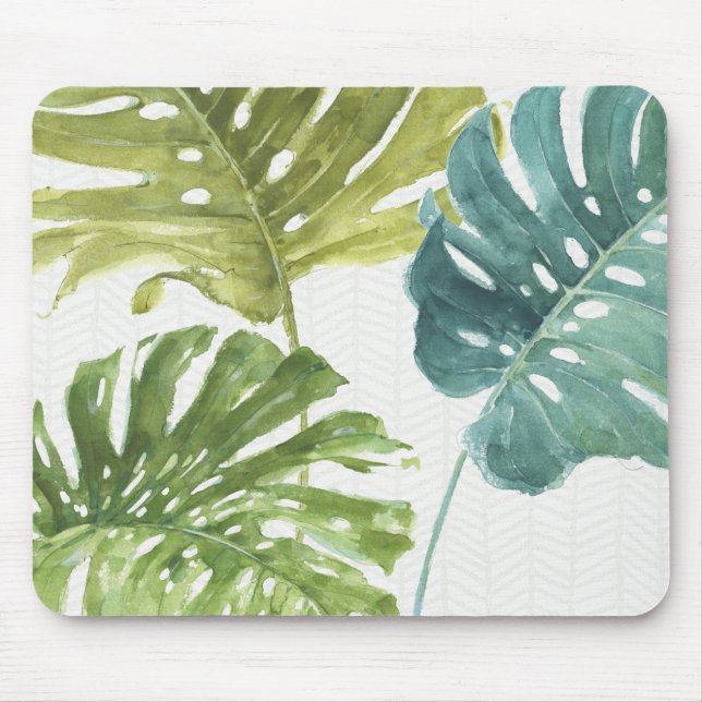 Mixed Greens | Tropical Palms Mouse Mat (Front)