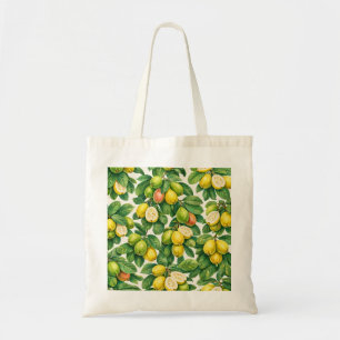 Mixed Guava Slices Tropical Pattern Tote Bag