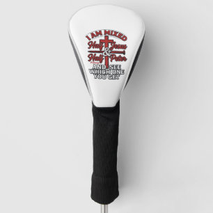 Mixed Jesus and Peter Vintage Christian Humour Golf Head Cover