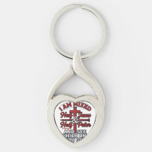 Mixed Jesus and Peter Vintage Christian Humour Key Ring