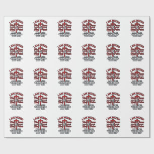 Mixed Jesus and Peter Vintage Christian Humour Wrapping Paper