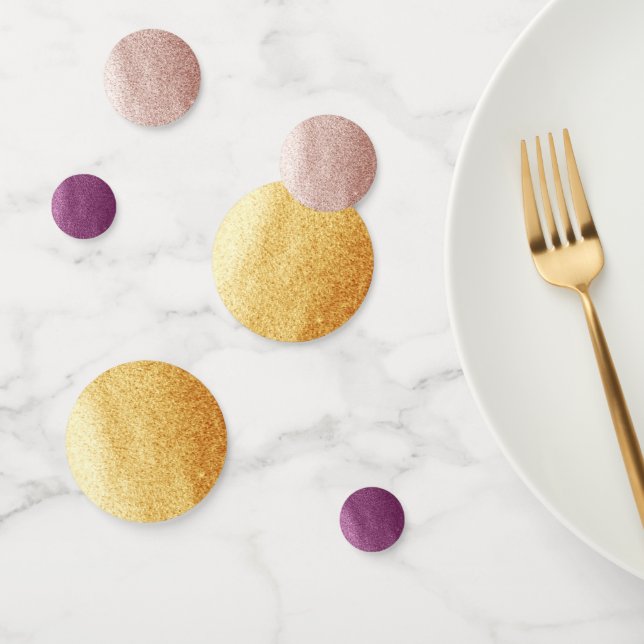 Mixed Jewel Tones Confetti (Group)