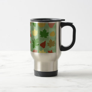 Mixed Leaves Travel Mug