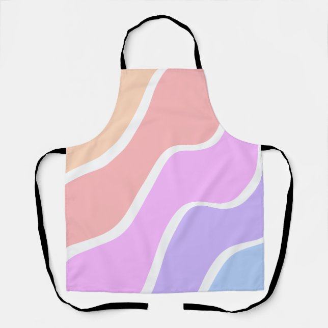 Mixed Light Colour Gradient  Apron (Front)