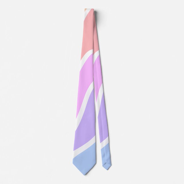Mixed Light Colour Gradient  Tie (Front)
