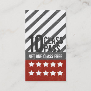 Mixed Martial Art s Business Card 10 Class Pass