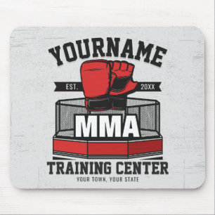 Mixed Martial Arts ADD NAME MMA Fight Training Mouse Mat