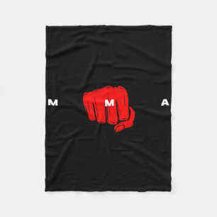Mixed Martial Arts Boxing Jiu-jitsu Wrestling Mma Fleece Blanket