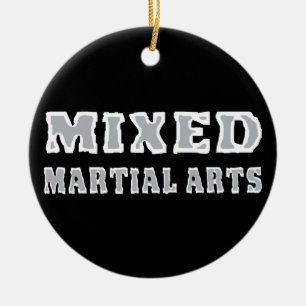 Mixed Martial Arts Ceramic Tree Decoration