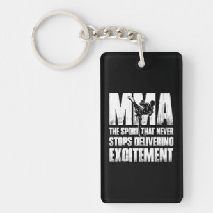 Mixed Martial Arts For MMA Fighter Cage Fighter Key Ring