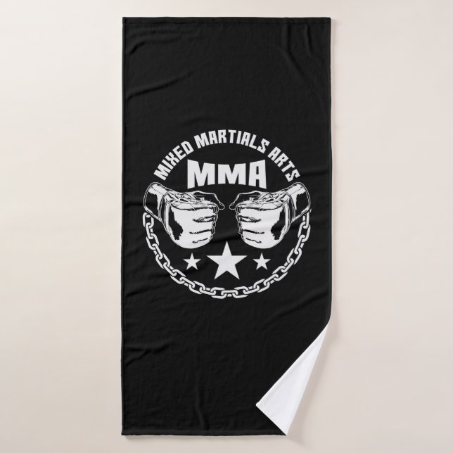 Mixed Martial Arts MMA Bath Towel (Bath Towel)