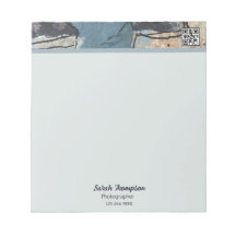 Mixed Media Abstract Grey Grey Blue QR Code