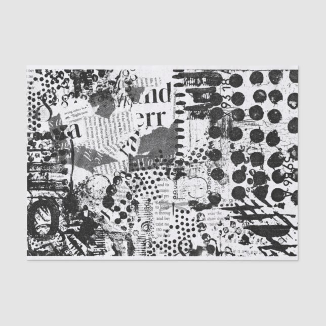 Mixed Media Art paper for decoupage or collage (Front)