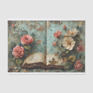 Mixed Media Book Tissue Paper