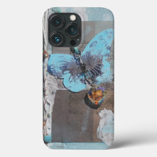 Mixed Media Butterfly Art iPhone 13 Pro Case