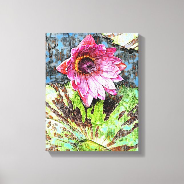 Mixed Media Canvas Wall Art (Front)