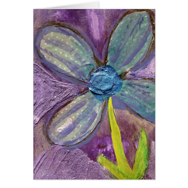 Mixed Media Flower (Front)