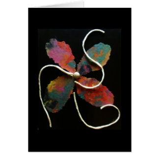Mixed Media Flower Art Card