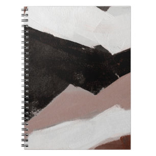 Mixed media painting. Beautiful hand painted minim Notebook