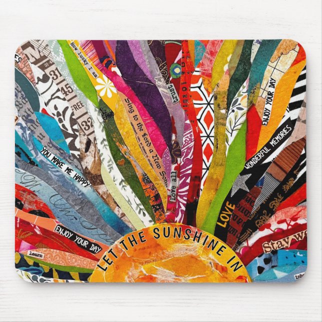 Mixed Media Sun  Mouse Mat (Front)