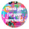 Mixed Media Thank You for your Purchase Sticker
