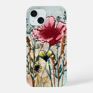 Mixed Media Wildflower Phone Case