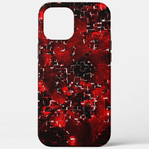Mixed of showy and rustic red petals under mosaic iPhone 12 pro max case