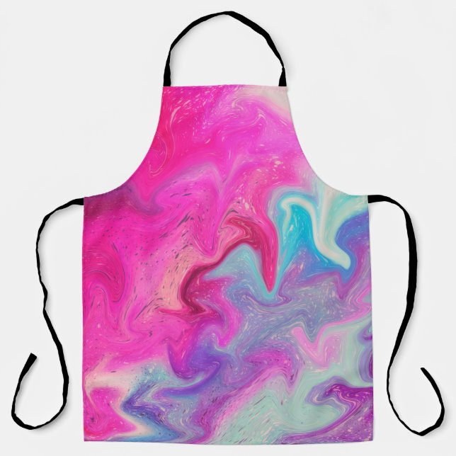 Mixed paint background apron (Front)