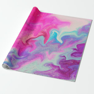 Mixed paint background wrapping paper
