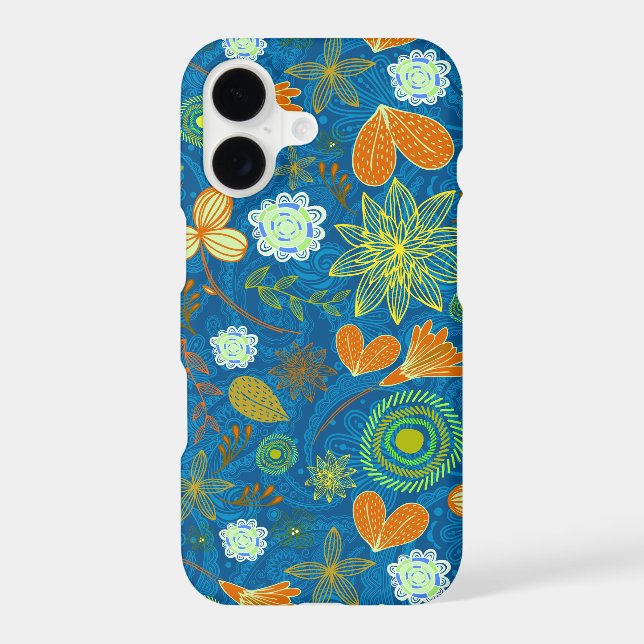Mixed paisley flowers patterns (Back)