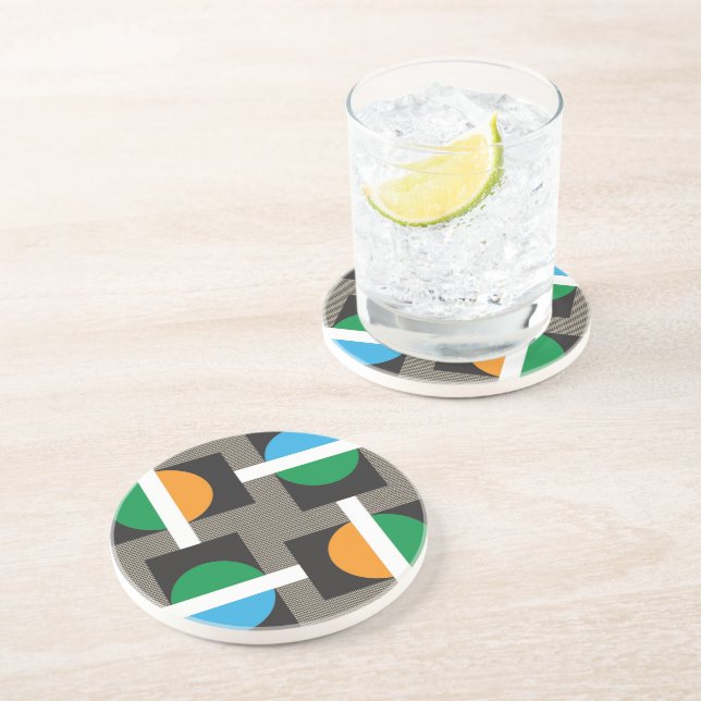 Mixed Pattern, Drinking Coasters - The Avenue 3 (Side)