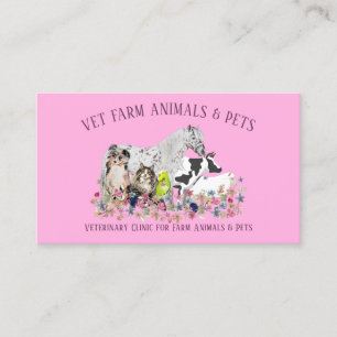 Mixed Pet Care Business Card