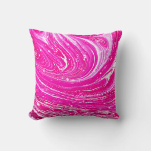 Mixed pink paint background cushion