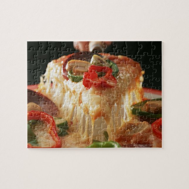 Mixed Pizza Jigsaw Puzzle (Horizontal)