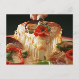 Mixed Pizza Postcard