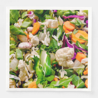Mixed salad napkin