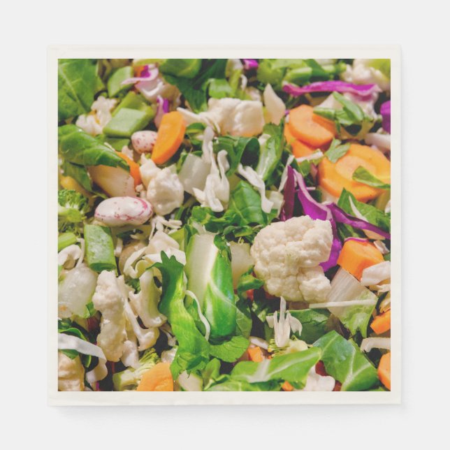 Mixed salad napkin (Front)
