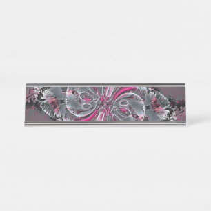 Mixed Signals Desk Name Plate