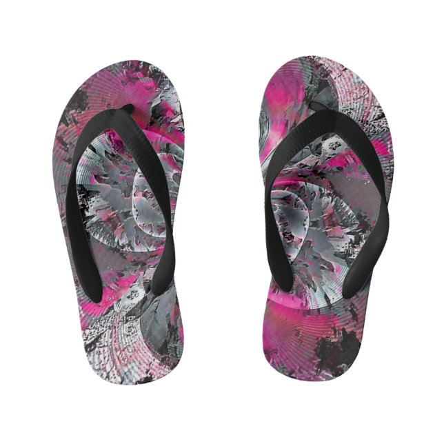 Mixed Signals  Kid's Flip Flops (Footbed)