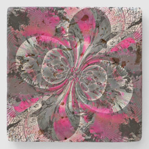 Mixed Signals  Stone Coaster